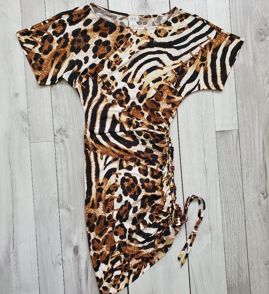 Cache animal print dress